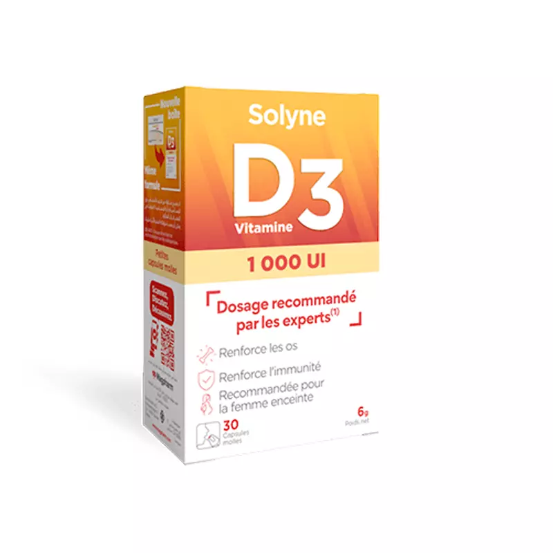 Solyne Vitamine D3 1000 IU