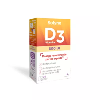 Solyne Vitamine D3 800 IU