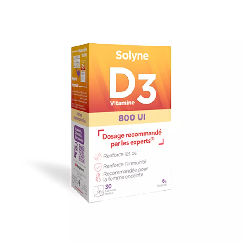 Solyne Vitamine D3 800 IU