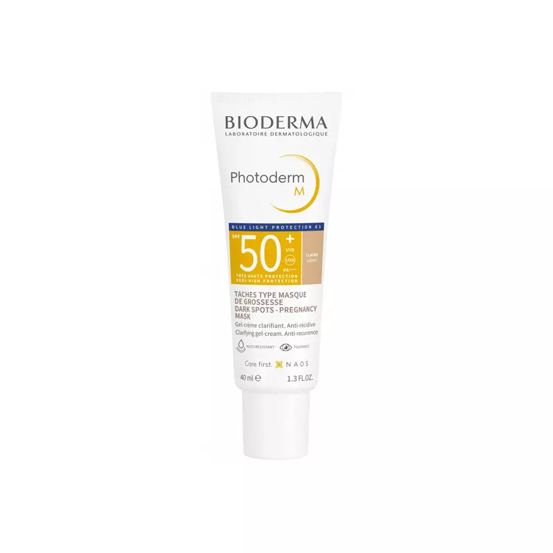Bioderma Photoderm M SPF50+ Gel-crème solaire anti-taches et mélasma teinte claire 