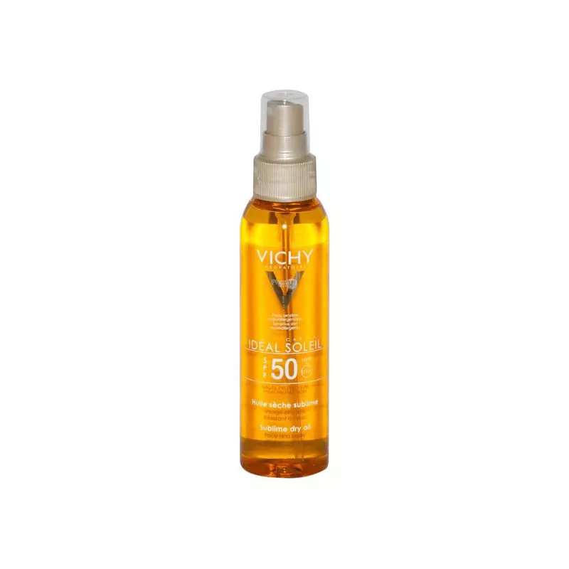 VICHY Idéal Soleil Huile sèche SPF50 sublime 