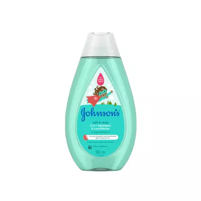 JOHNSON'S Baby soft & shiny 2en1 shampoing & démêlant 