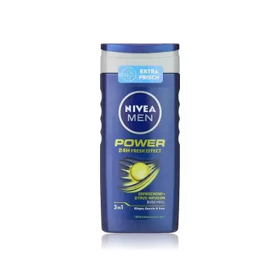 NIVEA MEN Gel douche Power 24h fresh effect 3en1 