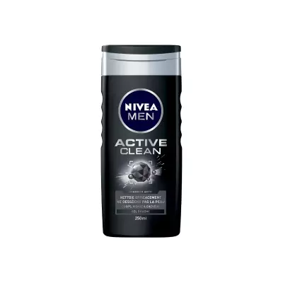 NIVEA MEN Gel douche Active clean 3en1 
