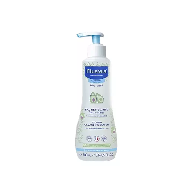 MUSTELA Eau nettoyante sans rinçage à l'avocat BIO