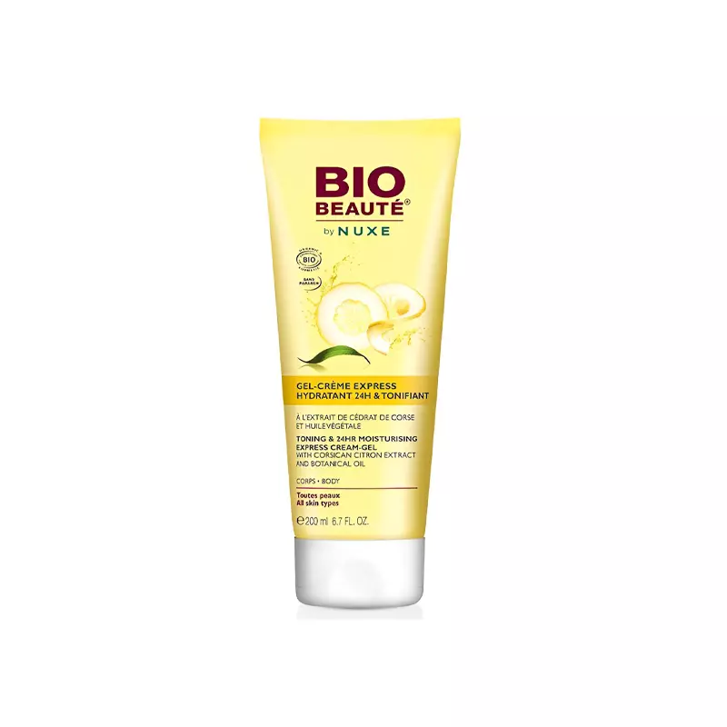 NUXE BIO BEAUTE Gel crème express hydratant à l'extrait de cédrat de corse et huile végétale 