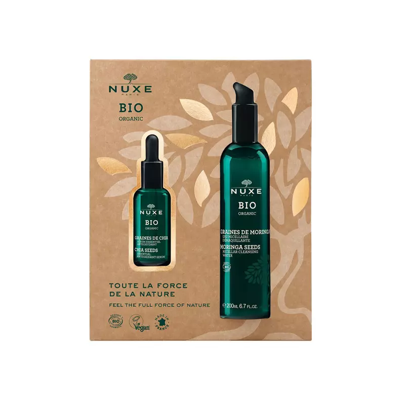 NUXE Bio Organic Pack (eau micellaire , sérum)