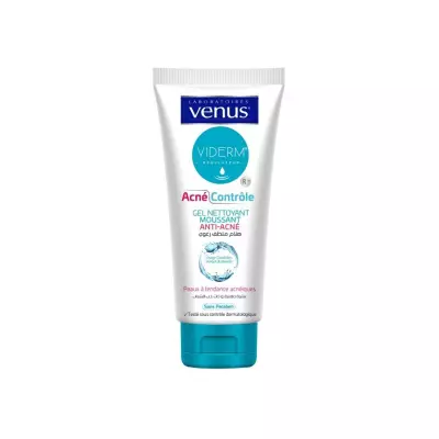 VENUS Viderm Acné contrôle Gel nettoyant moussant R+ 