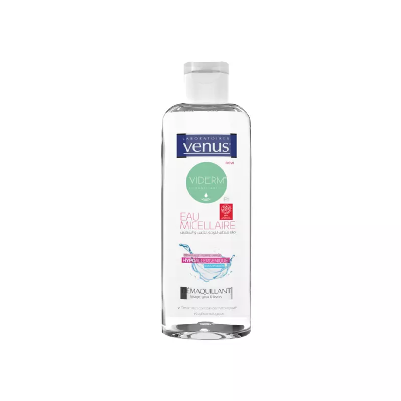 VENUS Viderm Eau micellaire démaquillant P+ hypoallergenique 