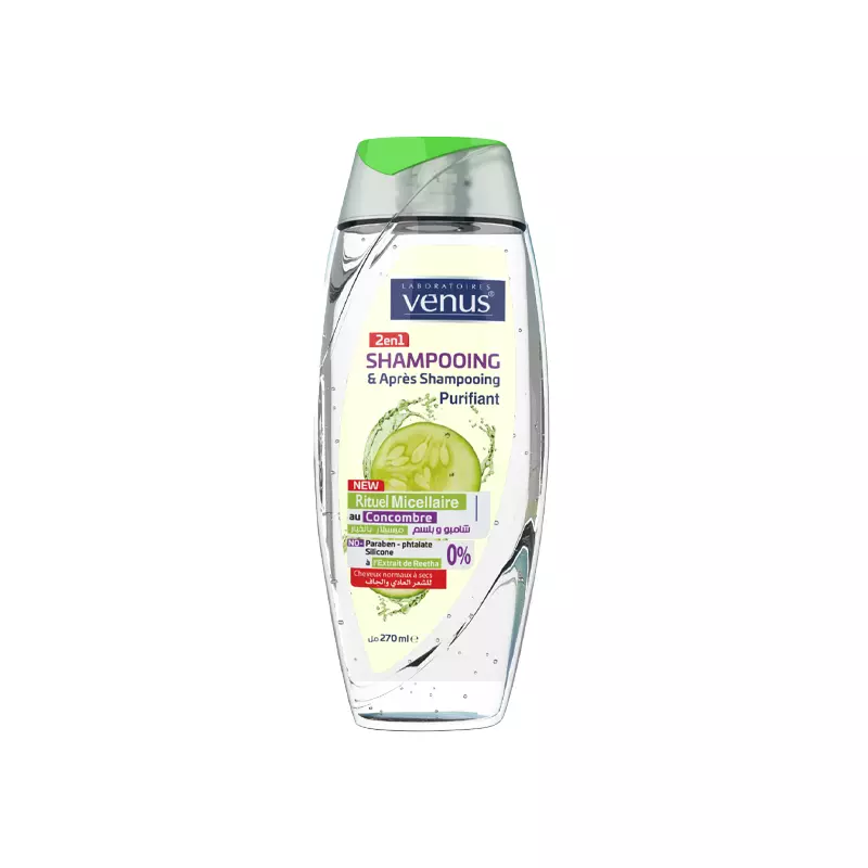 VENUS Rituel micellaire purifiant shampoing 