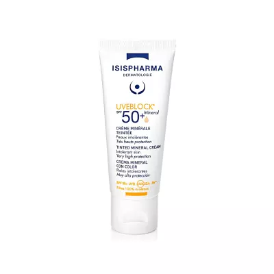 ISISPHARMA UVEBLOCK SPF50+ Crème minérale teintée 