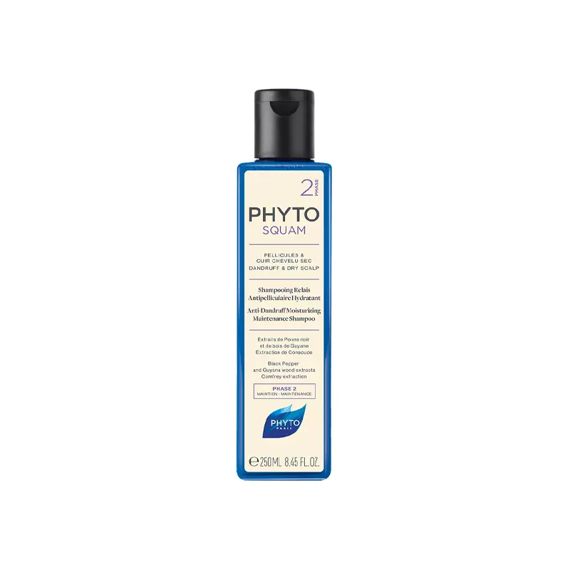 PHYTO Squam Shampoing relais anti-pelliculaire cheveux secs 