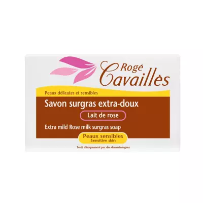 ROGE CAVAILLES savon surgras et extra-doux Lait de rose 