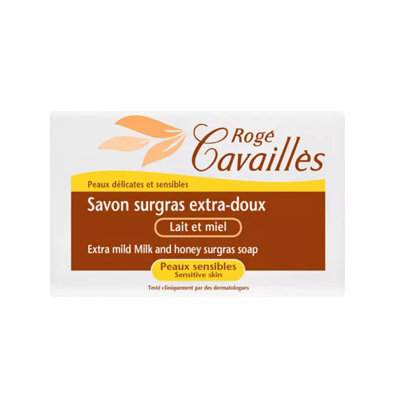 ROGE CAVAILLES savon surgras et extra-doux Lait de miel 