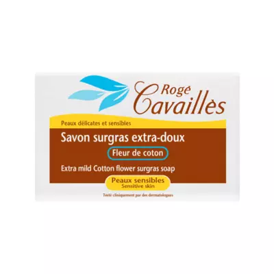 ROGE CAVAILLES savon surgras et extra-doux fleur de coton 