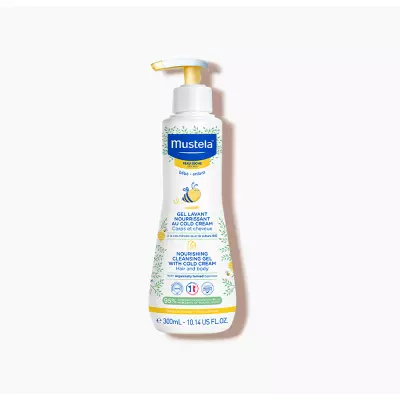 MUSTELA Gel lavant nourissant au cold cream à la cire BIO