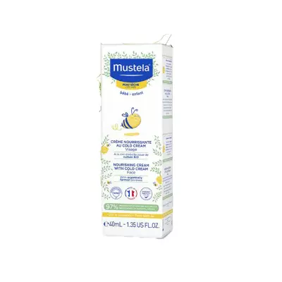 MUSTELA Crème nourissante au cold cream à la cire d'abeille BIO
