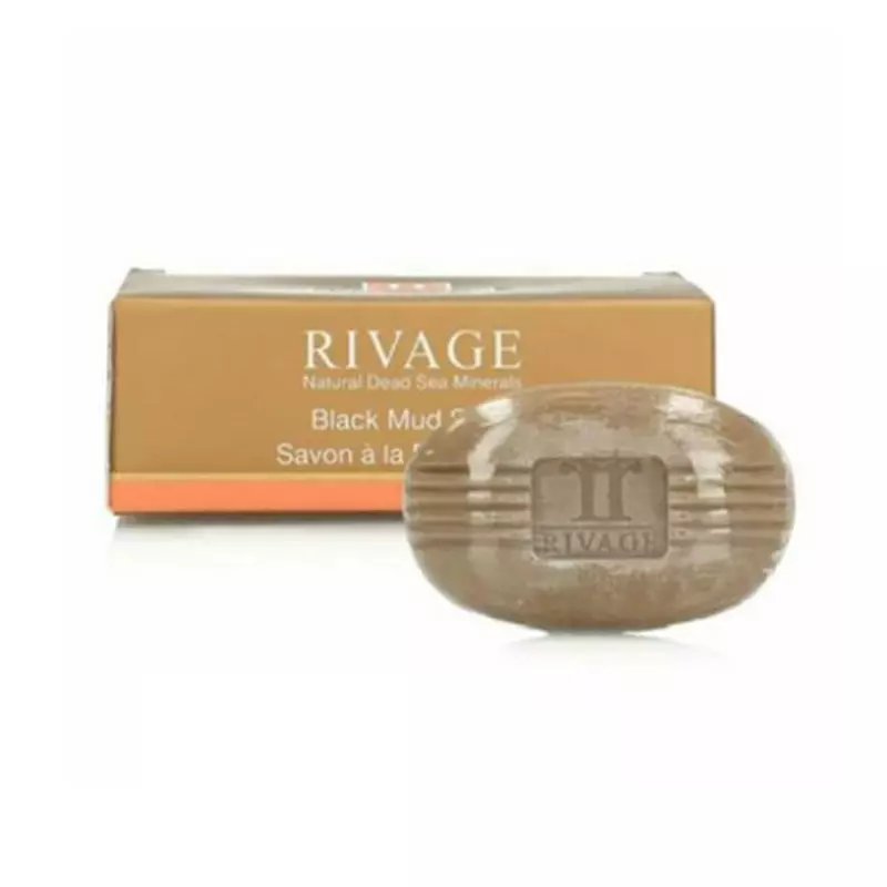 RIVAGE savon à la boue noire 