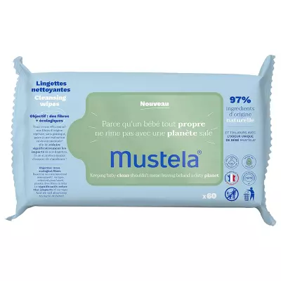 MUSTELA Lingettes nettoyantes à l'avocat BIO