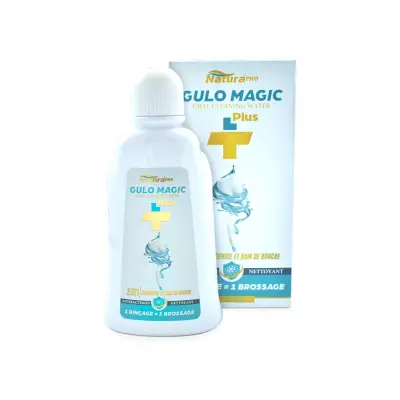 NATURAPRO Gulomagic 2en1 dentifrice et bain de bouche 