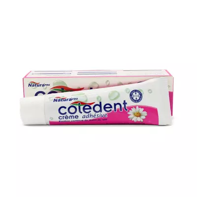 NATURAPRO Coledent crème adhésive à la camomille hypoallergénique 