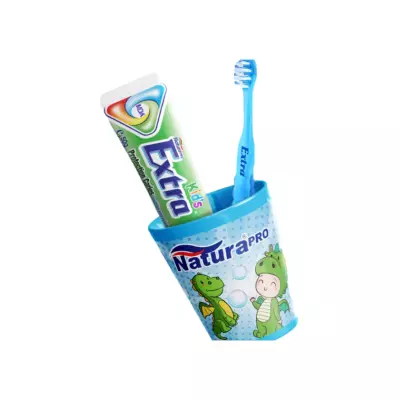 NATURAPRO EXTRA kid's kit brosse à dent dentifrice enfants