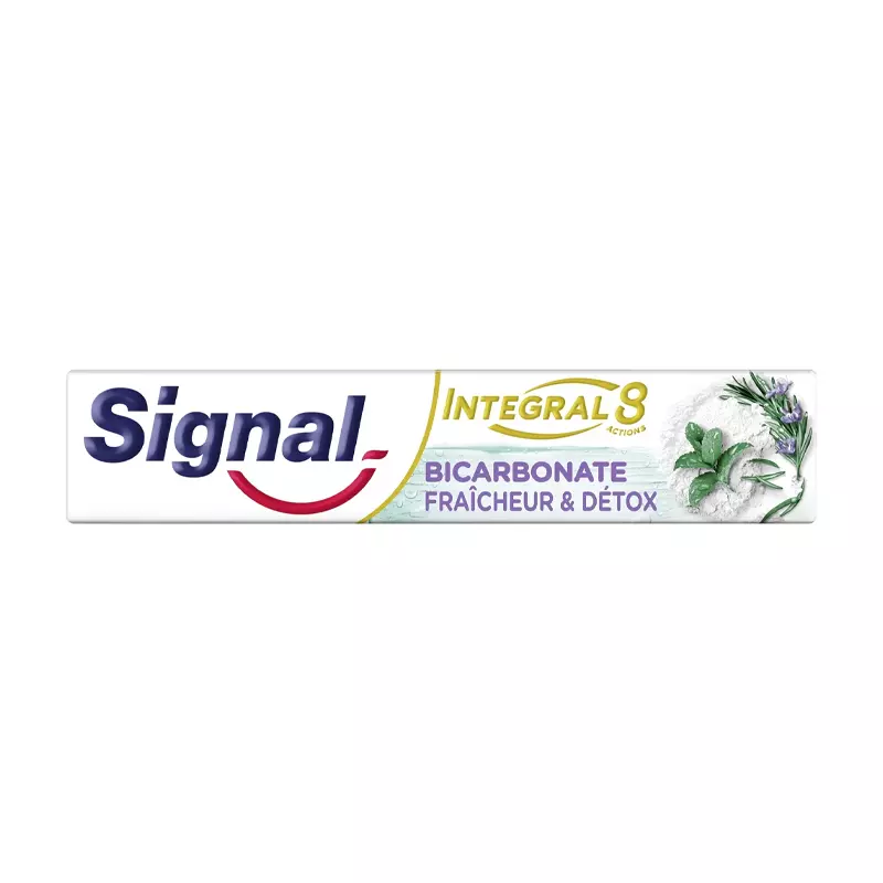 Signal Dentifrice integral 8 nature elements bicarbonates fraîcheur&détox 75 ml