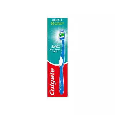 Colgate Brosse à dent 360° nettoyage de la bouche souple