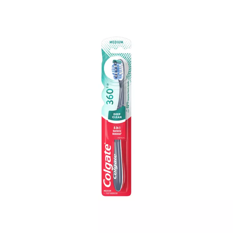Colgate Brosse à dent 360° nettoyage de la bouche medium