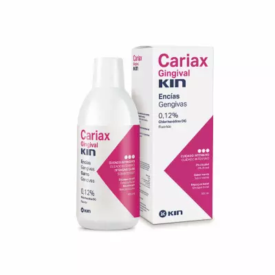 KIN Cariax gingival Kin Bain de bouche soin intensif à la menthe 250 ml