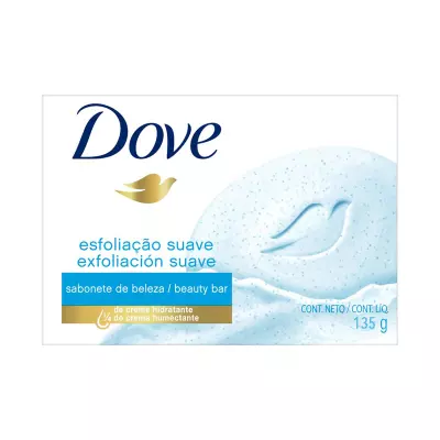 DOVE Pain de toilette exfoliant doux