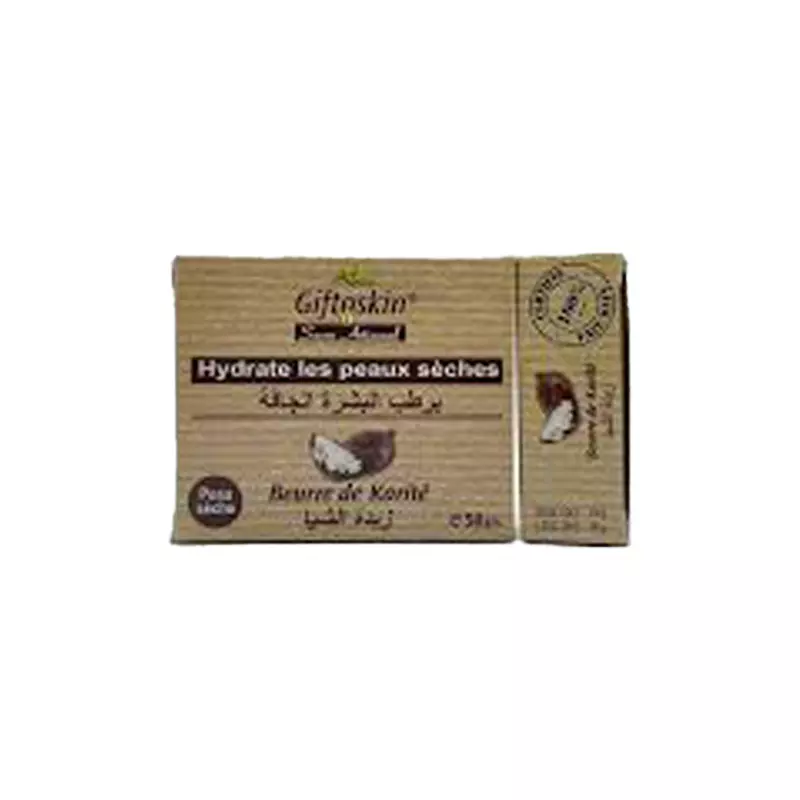 GIFTOSKIN Savon artisanal peaux sèches au beurre de karité