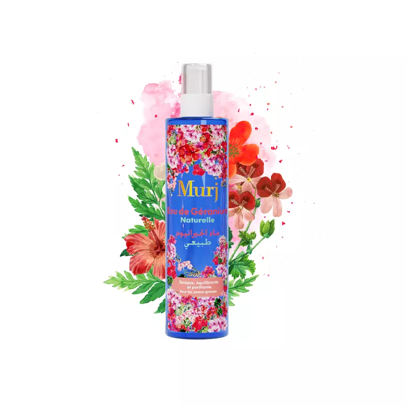 MURJ Eau de géranium naturelle