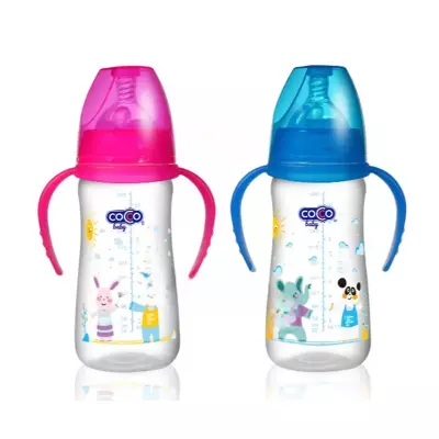 COCCO Baby Biberon col large en plastique