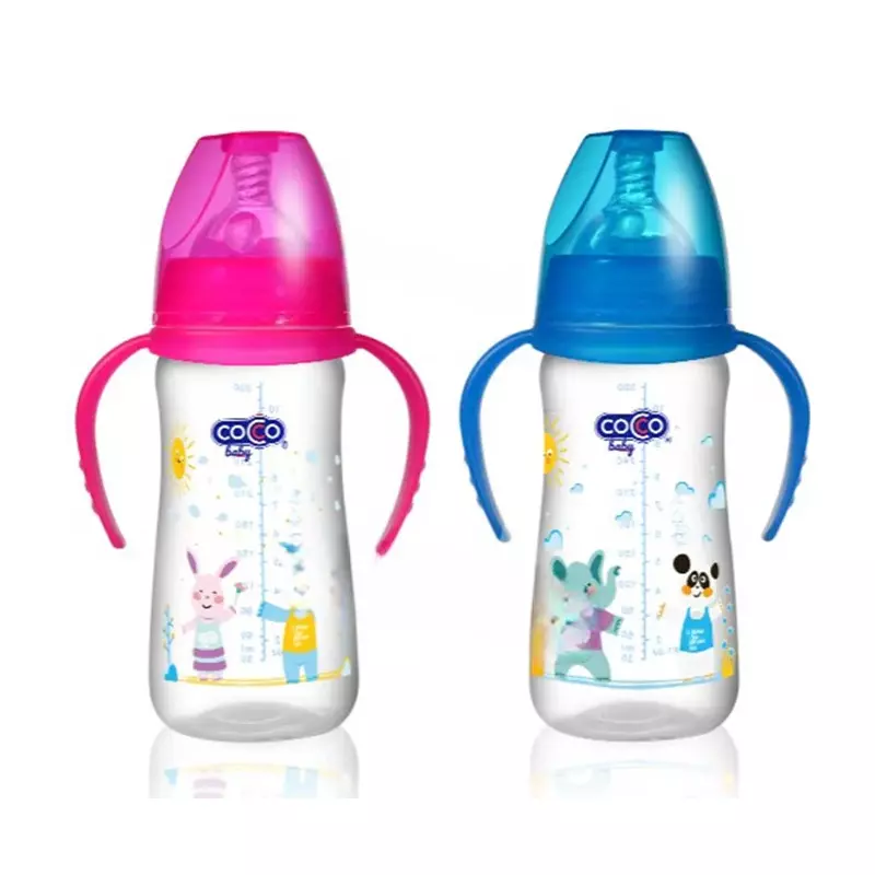 COCCO Baby Biberon col large en plastique