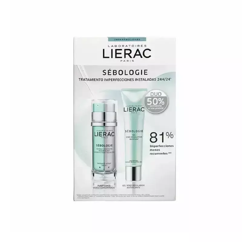 Lierac Sébologie Double Concentré resurfaçant + Gel
