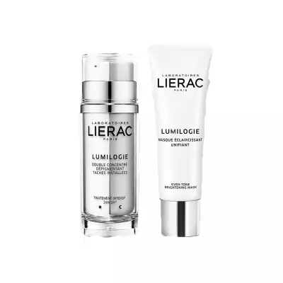 Lierac Lumilogie double concentré + Masque éclaircissant unifiant