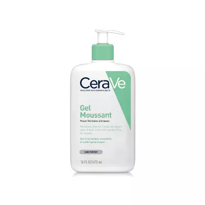 Cerave Gel moussant peaux normales à grasses